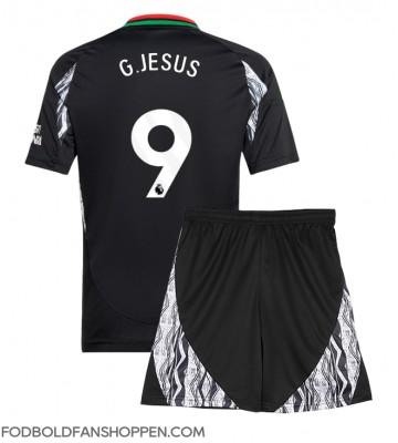Arsenal Gabriel Jesus #9 Udebanetrøje Børn 2024-25 Kortærmet (+ Korte bukser)